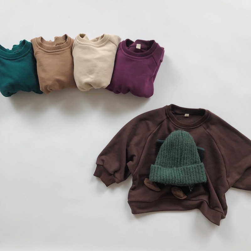 Baby Toddler Solid Color Sweatshirt