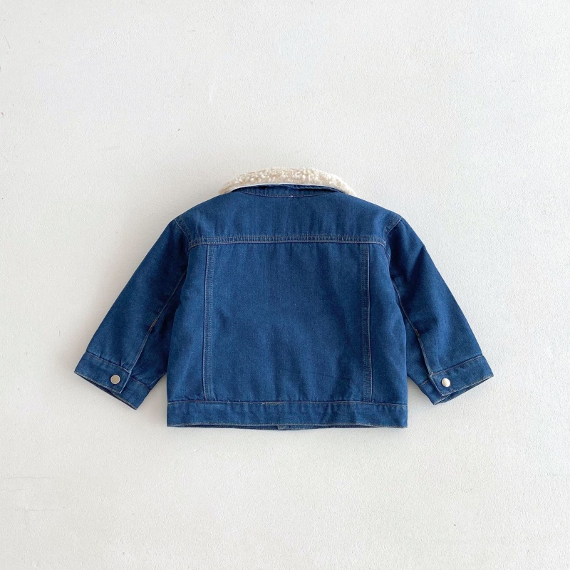 Baby Toddler Fleece-Lined Warm Denim Jacket