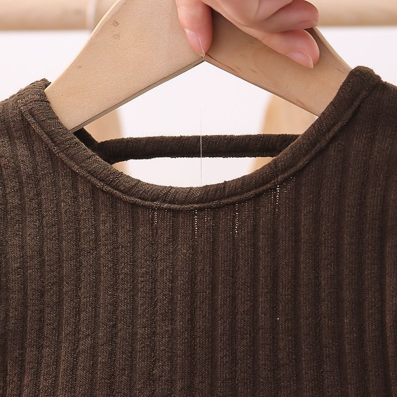 Baby Kids' Cardigan & Tank Dress 2-Piece Set