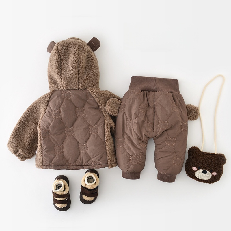 Baby Toddler 2-Piece Bear Warm Set
