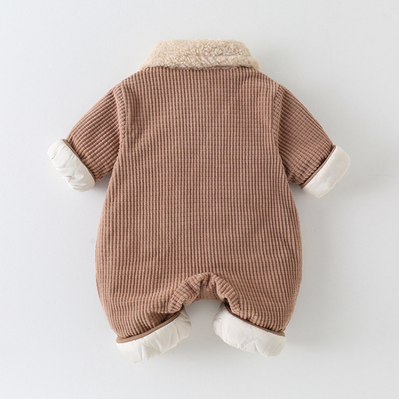 Baby Bear Fleece-Lined Warm Romper