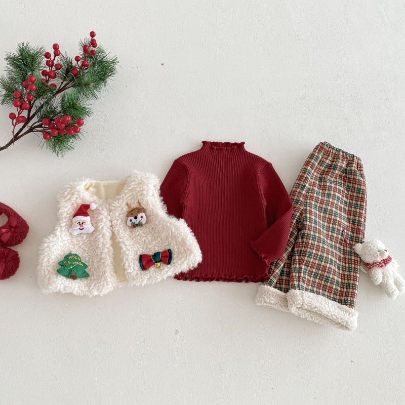 Baby Toddler Christmas Fleece Set