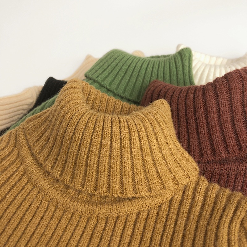 Baby & Kids Multi-Color High-Neck Base Layer Sweater