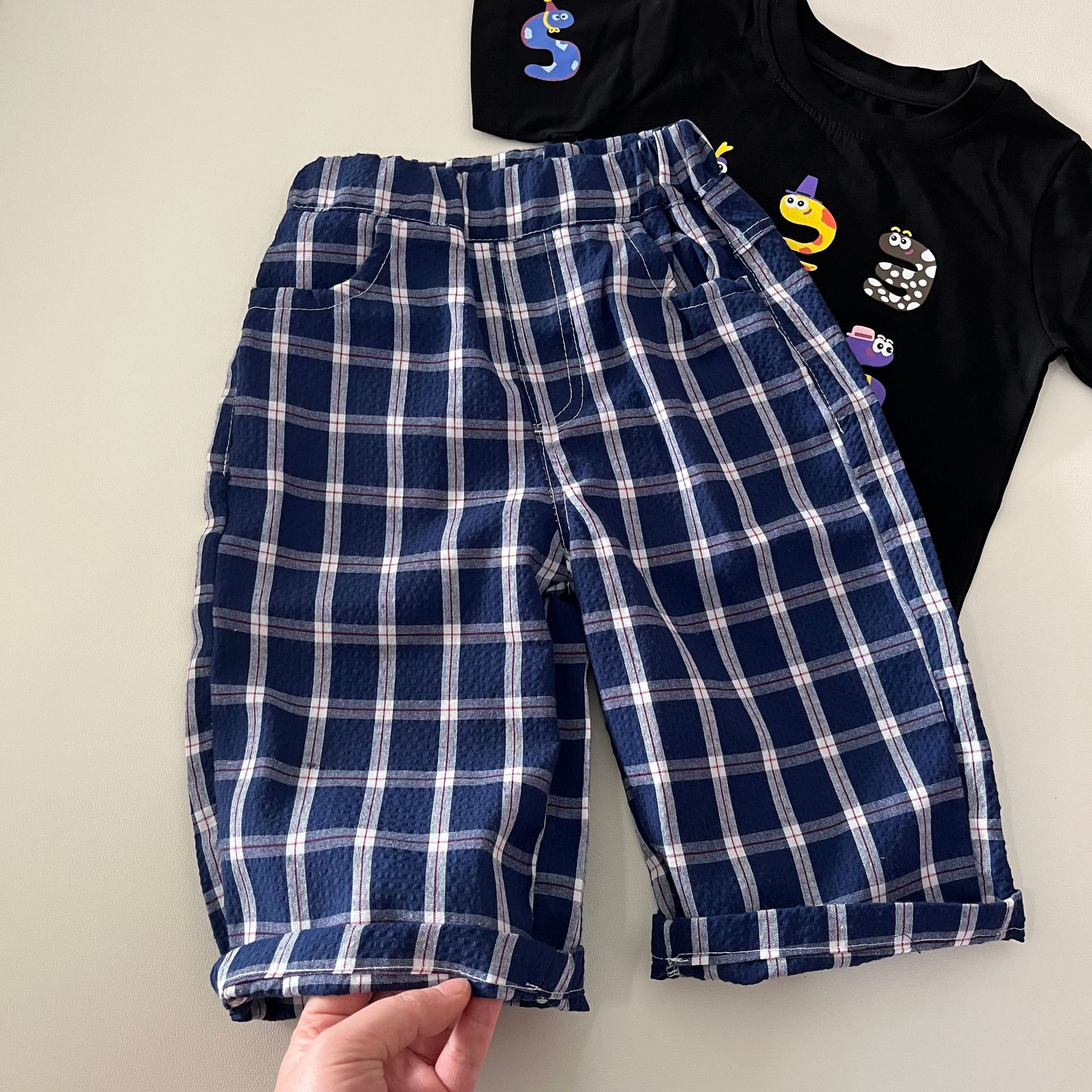 Baby Toddler Plaid Casual Pants