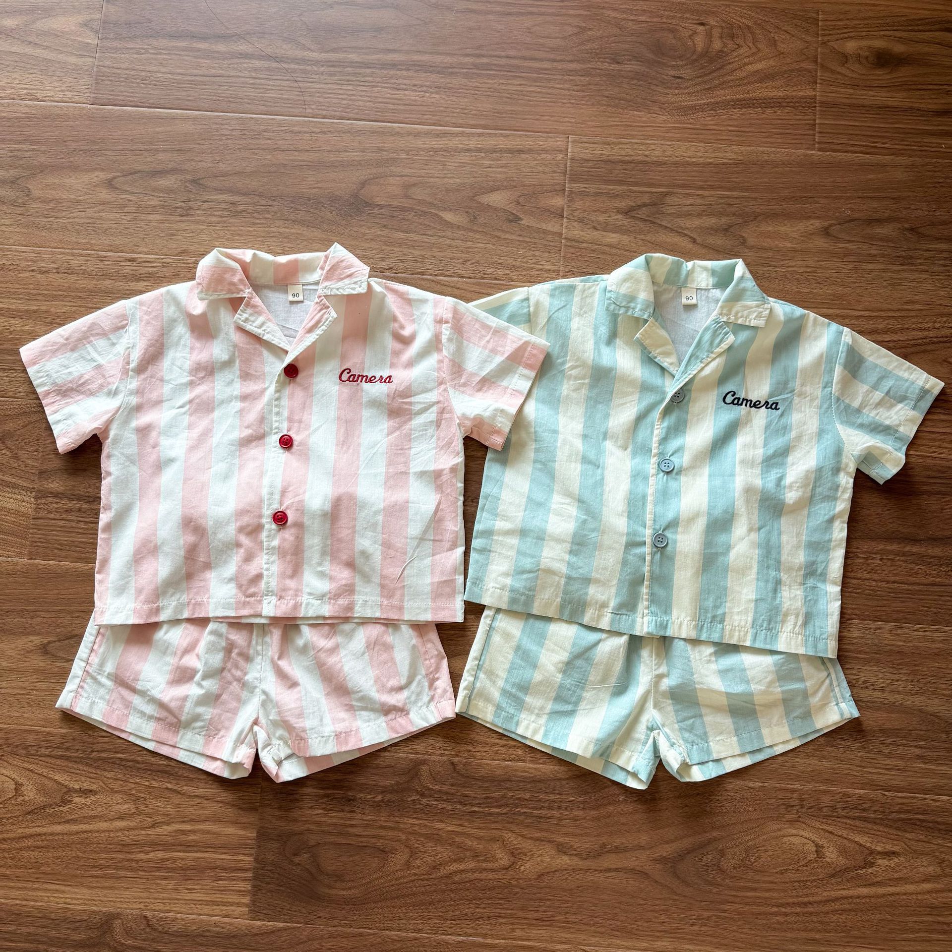 2-Piece Toddler Striped Pajama Set