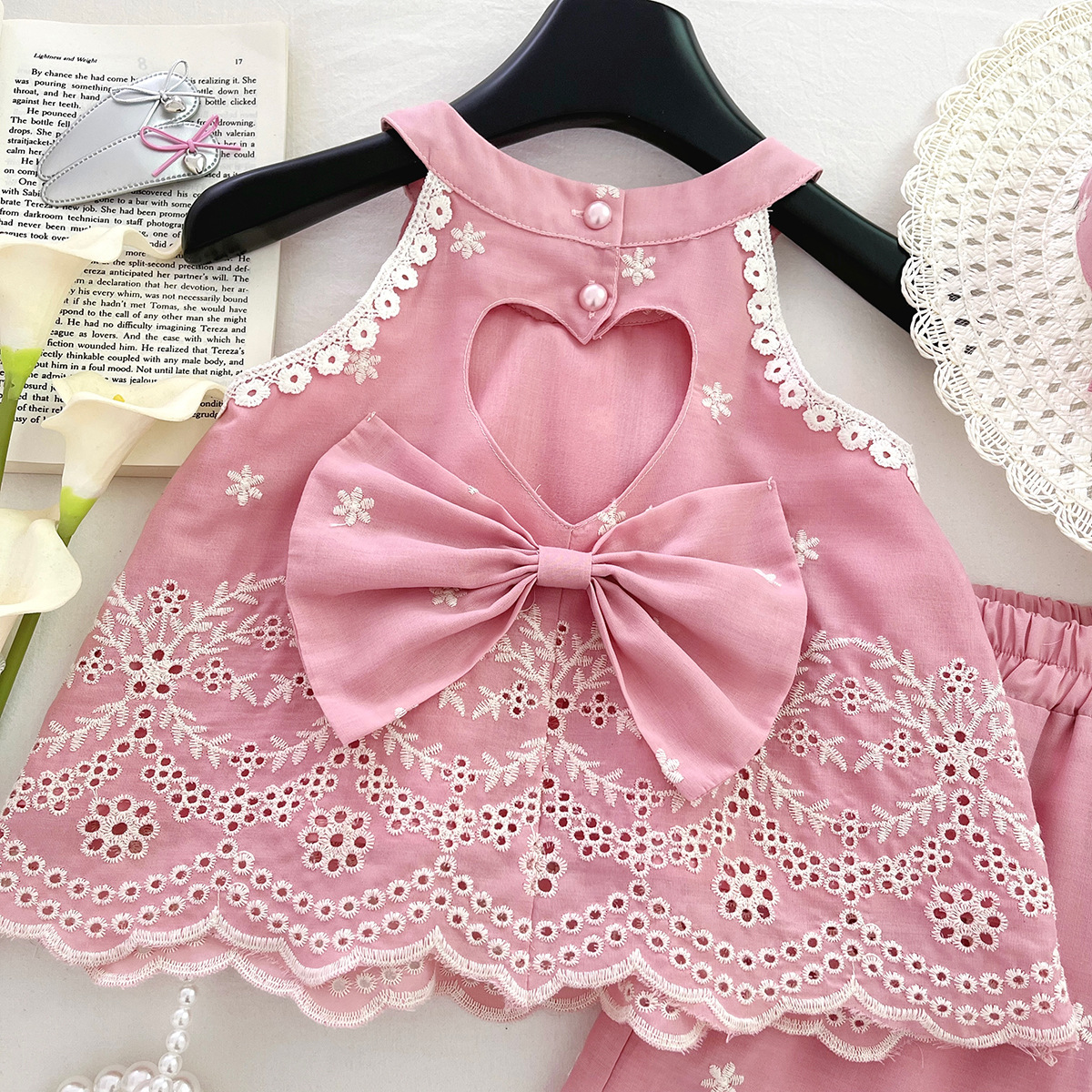 Baby& Kid Sleeveless Vest Top and Pants Set