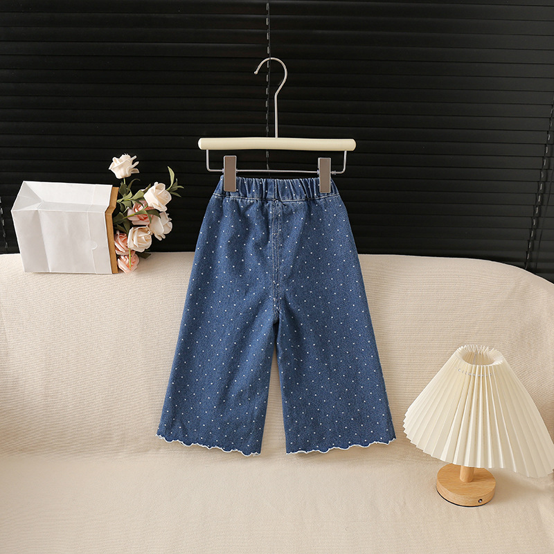 Baby& Kid Polka Dot Jeans