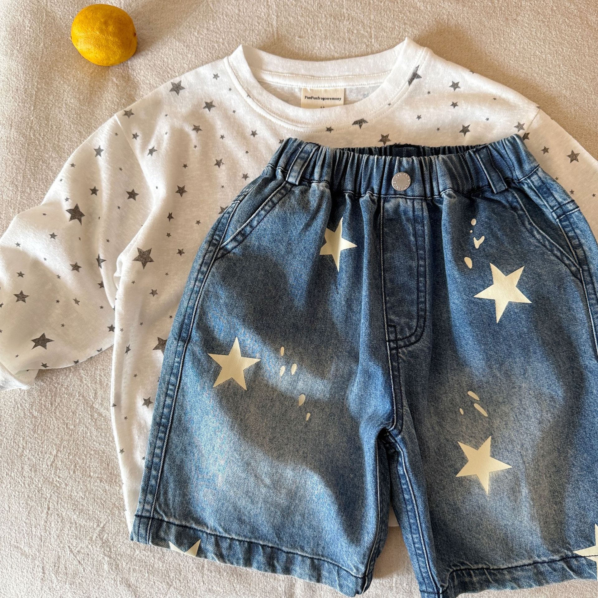Baby& Kid Star Denim Shorts Jeans