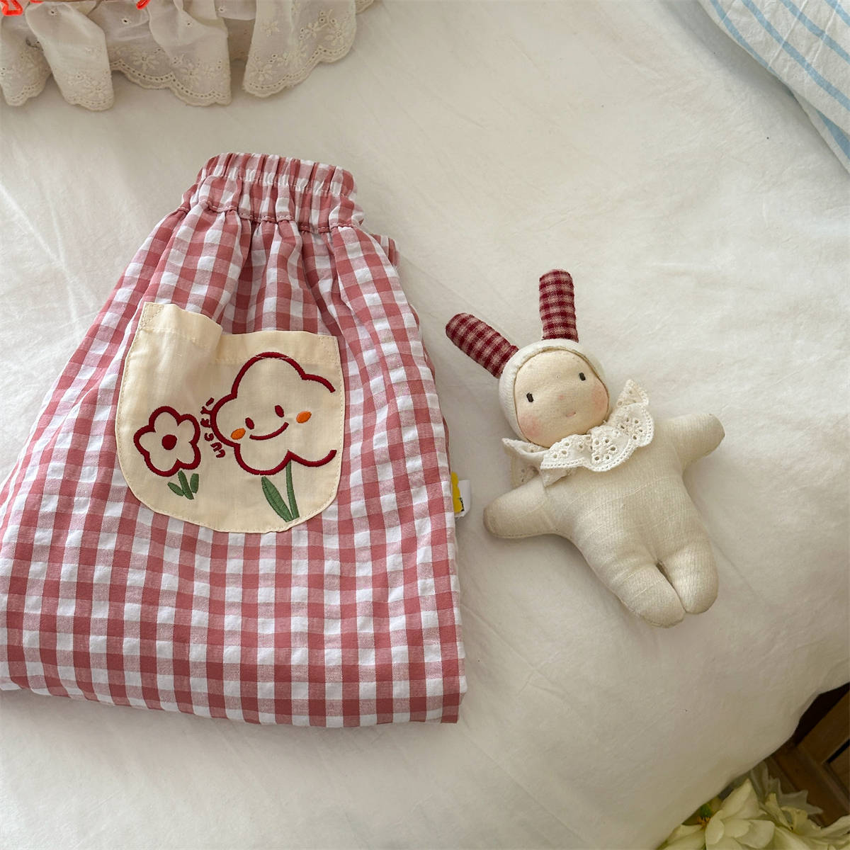 Baby& Kid Plaid Pants