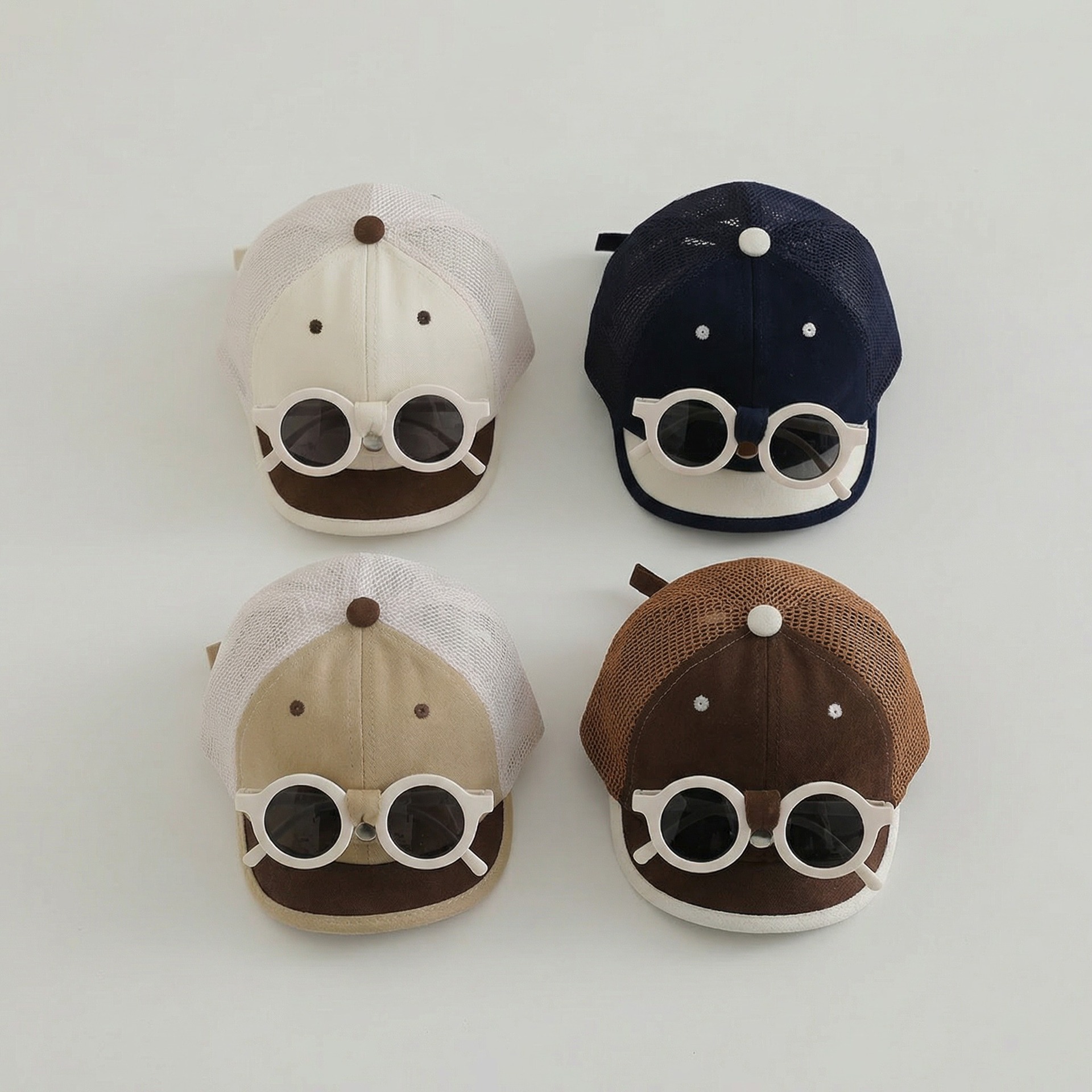 Baby Mesh Sunglasses Baseball Hat