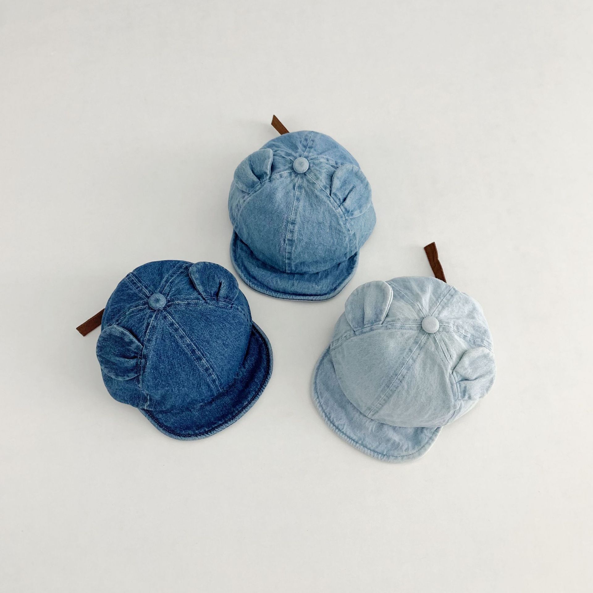 Baby Cute Little Ears Denim Baseball Hat