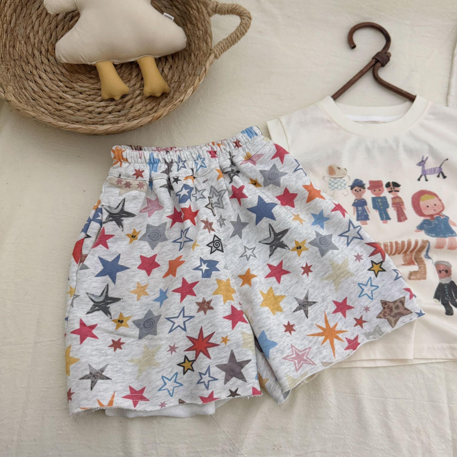 Kids Colorful Stars Shorts
