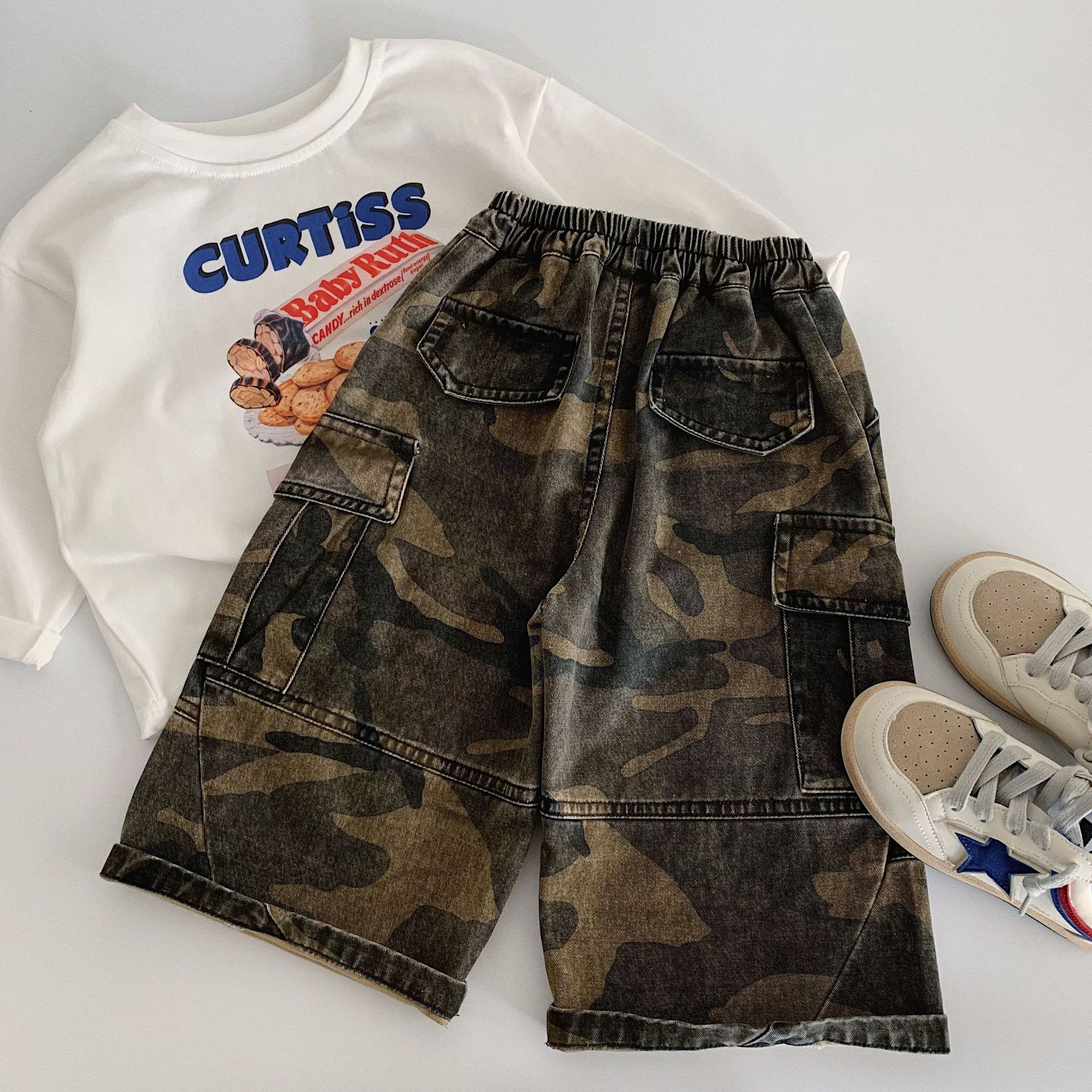 Kids Camouflage Cargo Pants