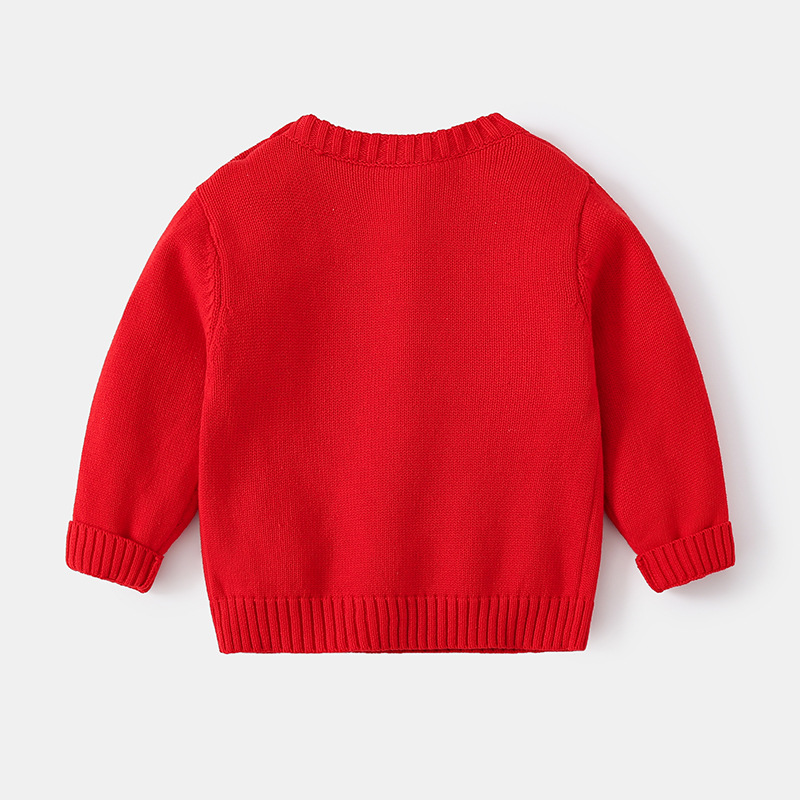 Baby Toddler Christmas Cartoon Dear Sweater