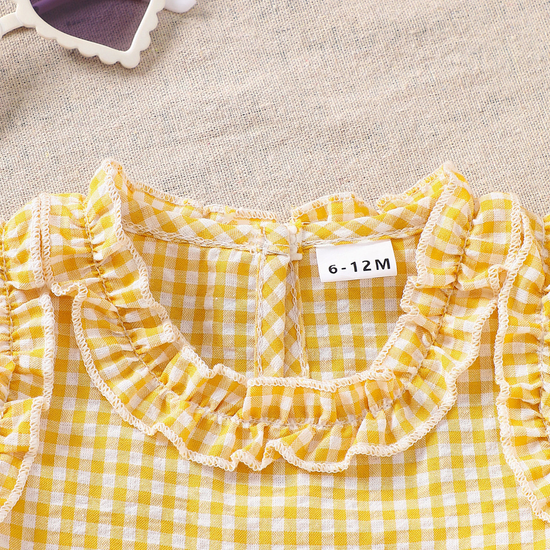 Baby Toddler Checkerboard Top and Short Pants