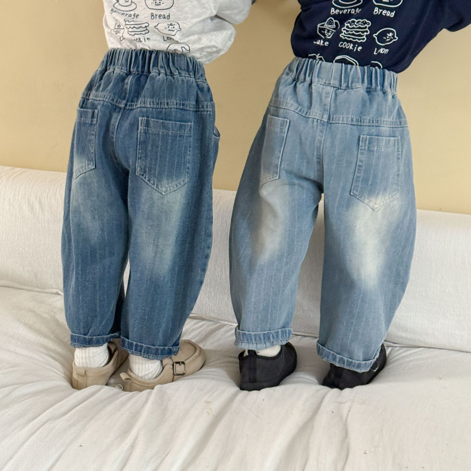 Kids Denim Scimitar Pants