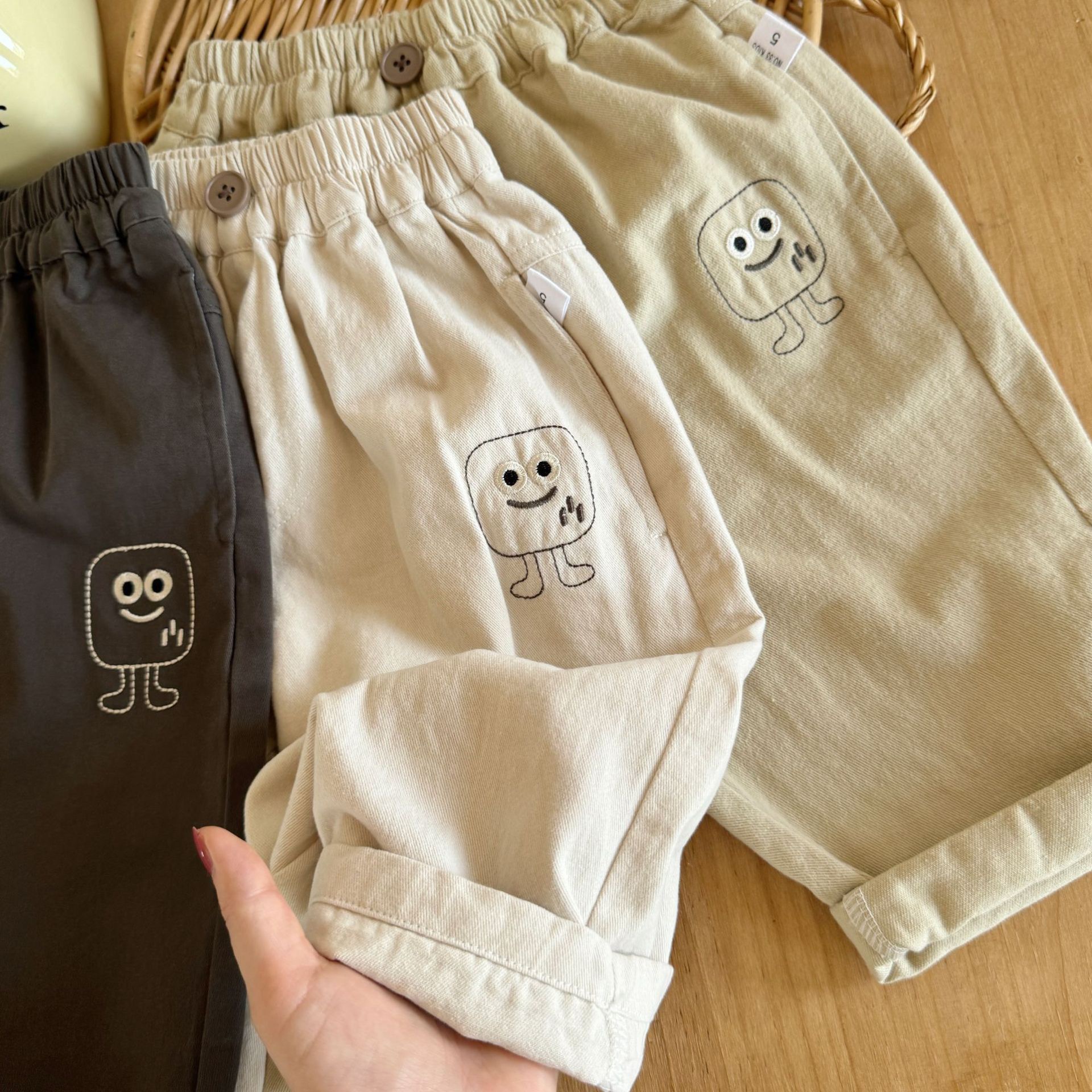 Kids Cartoon Pattern Casual Pants