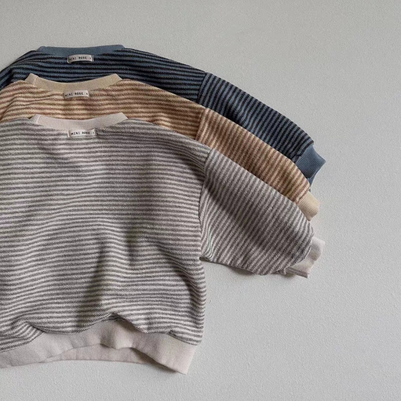 Baby Striped Long Sleeve Sweatshirt