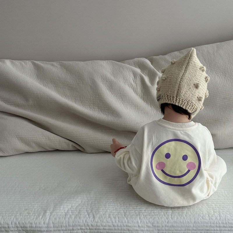 Nice Day Baby Toddler Smiley Sweater Set