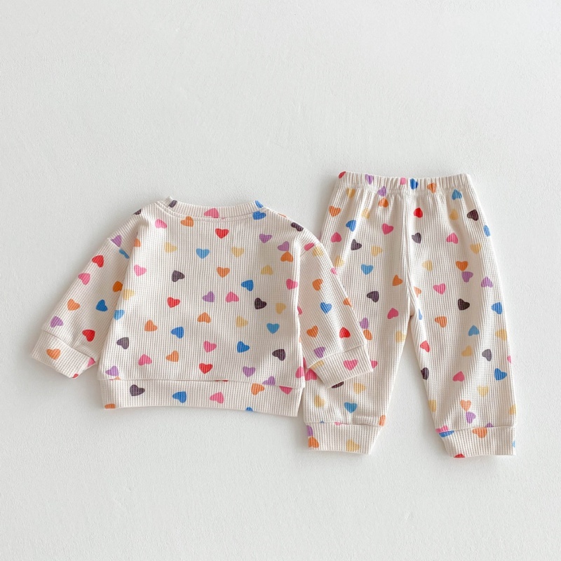 2-Piece Baby Toddler Love Sweatshirt Set