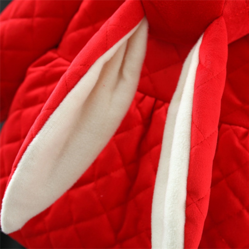 Toddler Girl Rabbit Pendant Padded Hooded Jacket