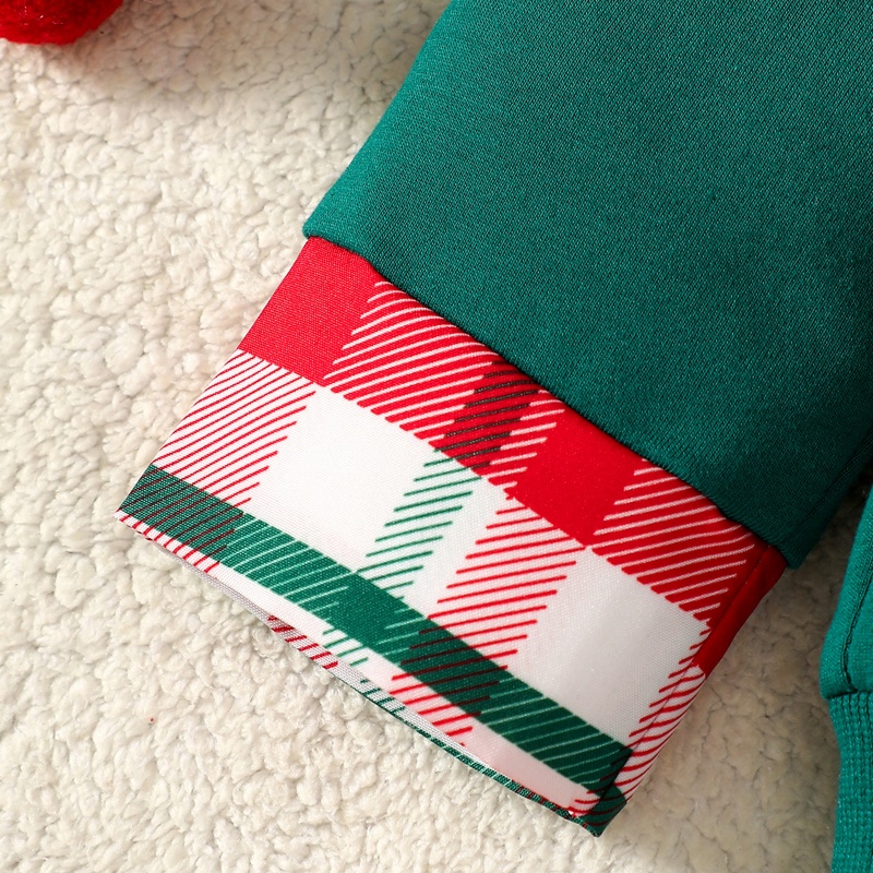 Baby Newborn Christmas False Two-piece Sweater