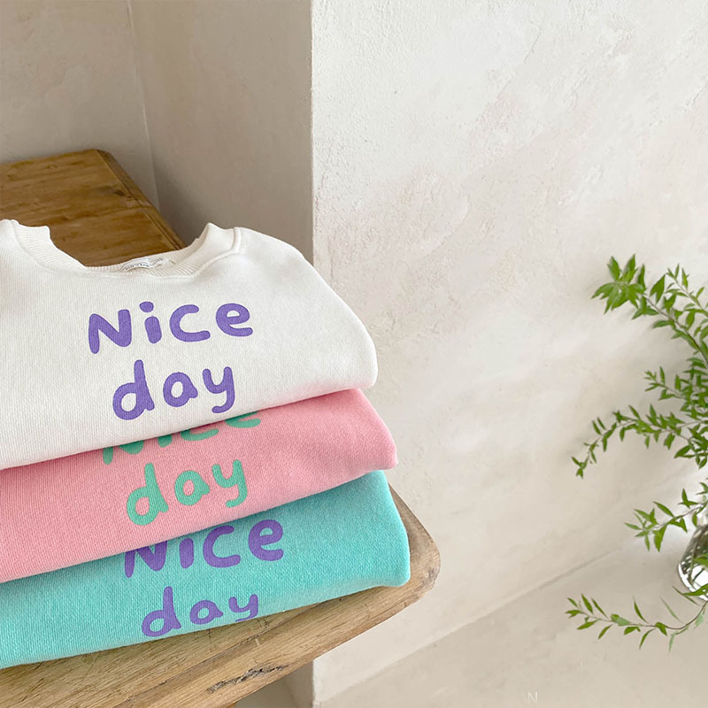 Nice Day Baby Toddler Smiley Sweater Set