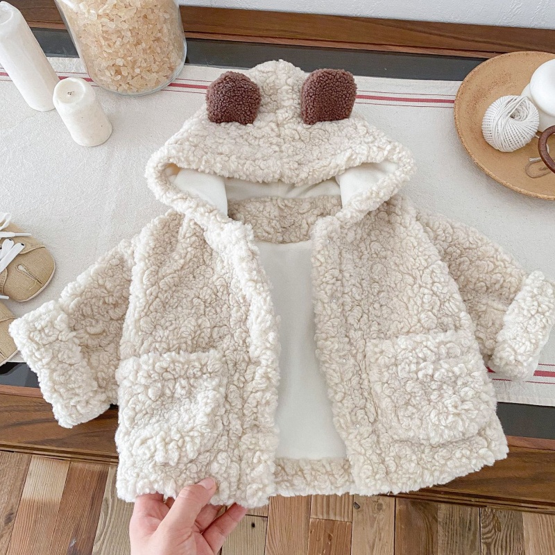 Bear Ears Baby Toddler Warm Outwear
