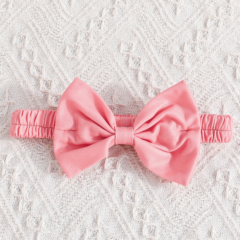 Baby Girl Pink Cow Print Romper (Free Hairband)