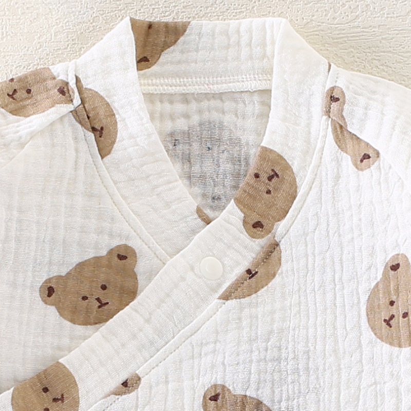 Baby Newborn Breathable Gauze Print Romper