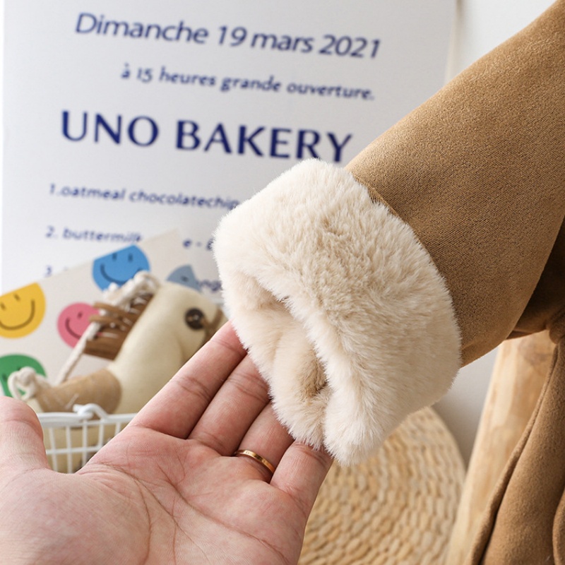 Baby Toddler Brown Padded Warm Outerwear