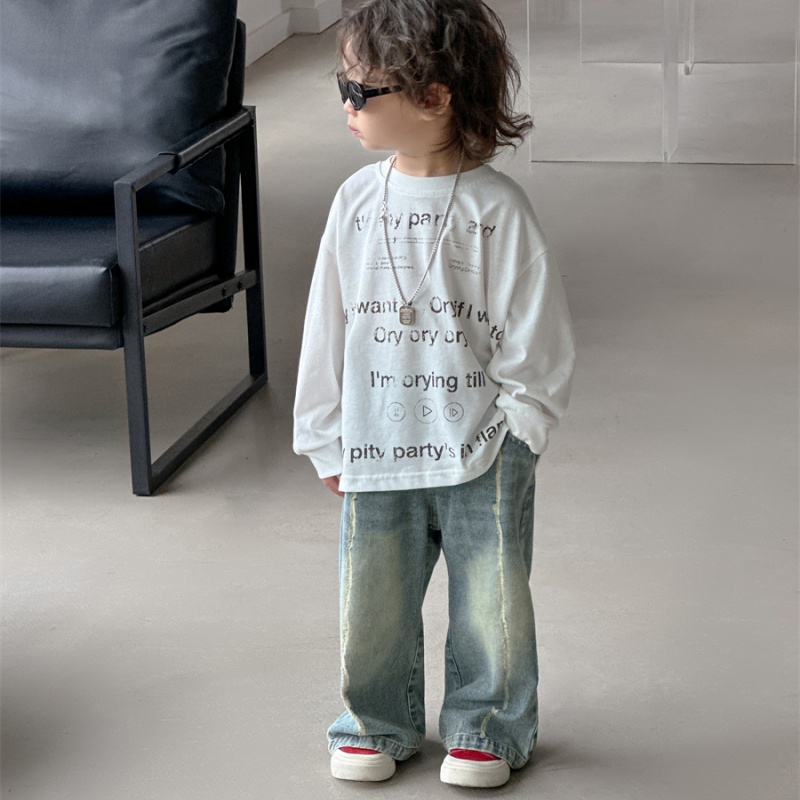 Baby Toddler Boys' Distressed Denim Pants