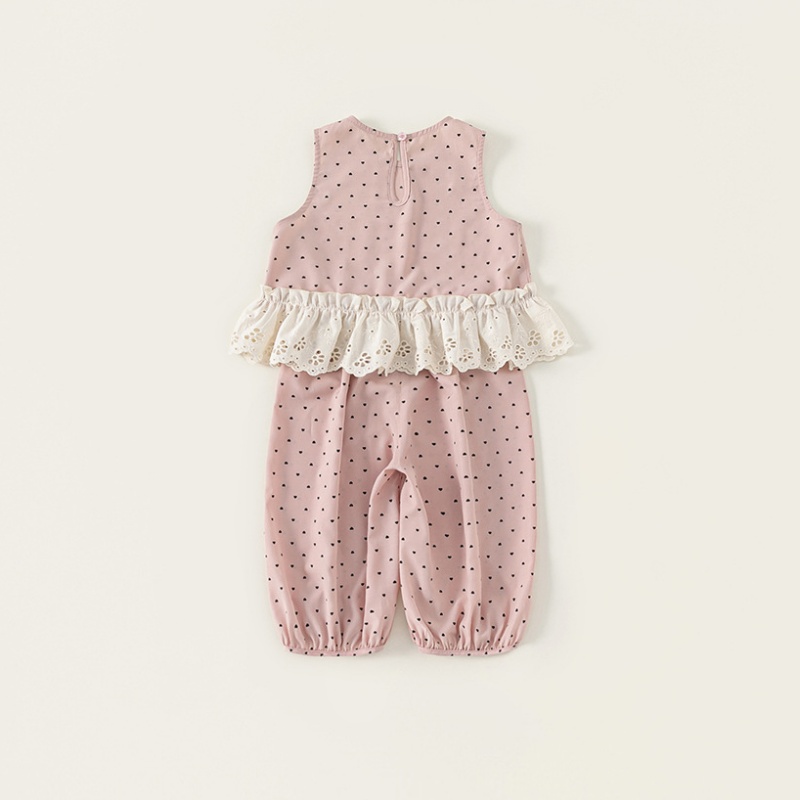 Baby Toddler Girls Polka Dot Tank Top and Pants Set