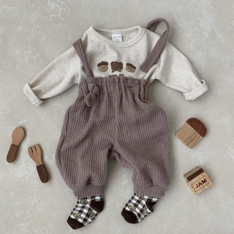 Baby Cartoon Printed T-shirt & Overall