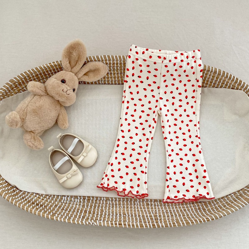 Baby Toddler Girl  Printed Bell-Bottom Pants