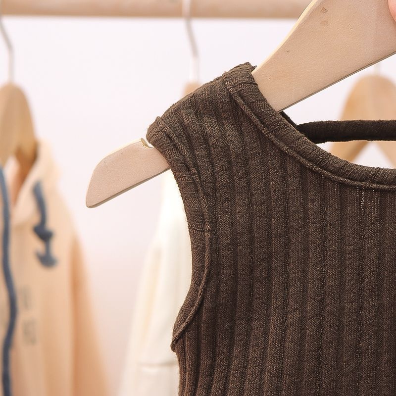 Baby Kids' Cardigan & Tank Dress 2-Piece Set