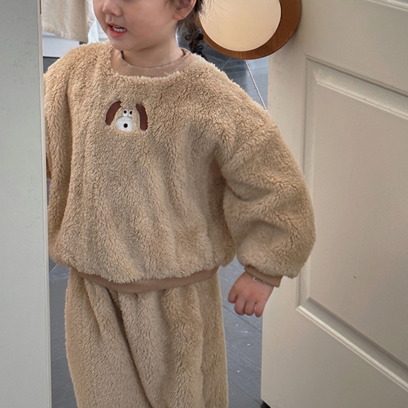 2-Piece Baby & Kids Fleece Bear Set