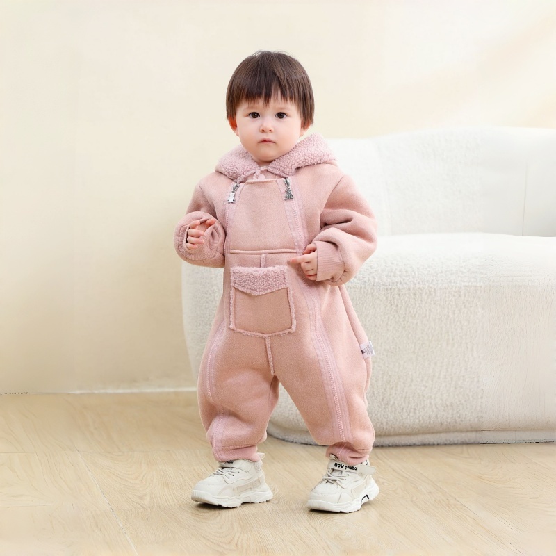 Baby Double-Zip Pocket Romper