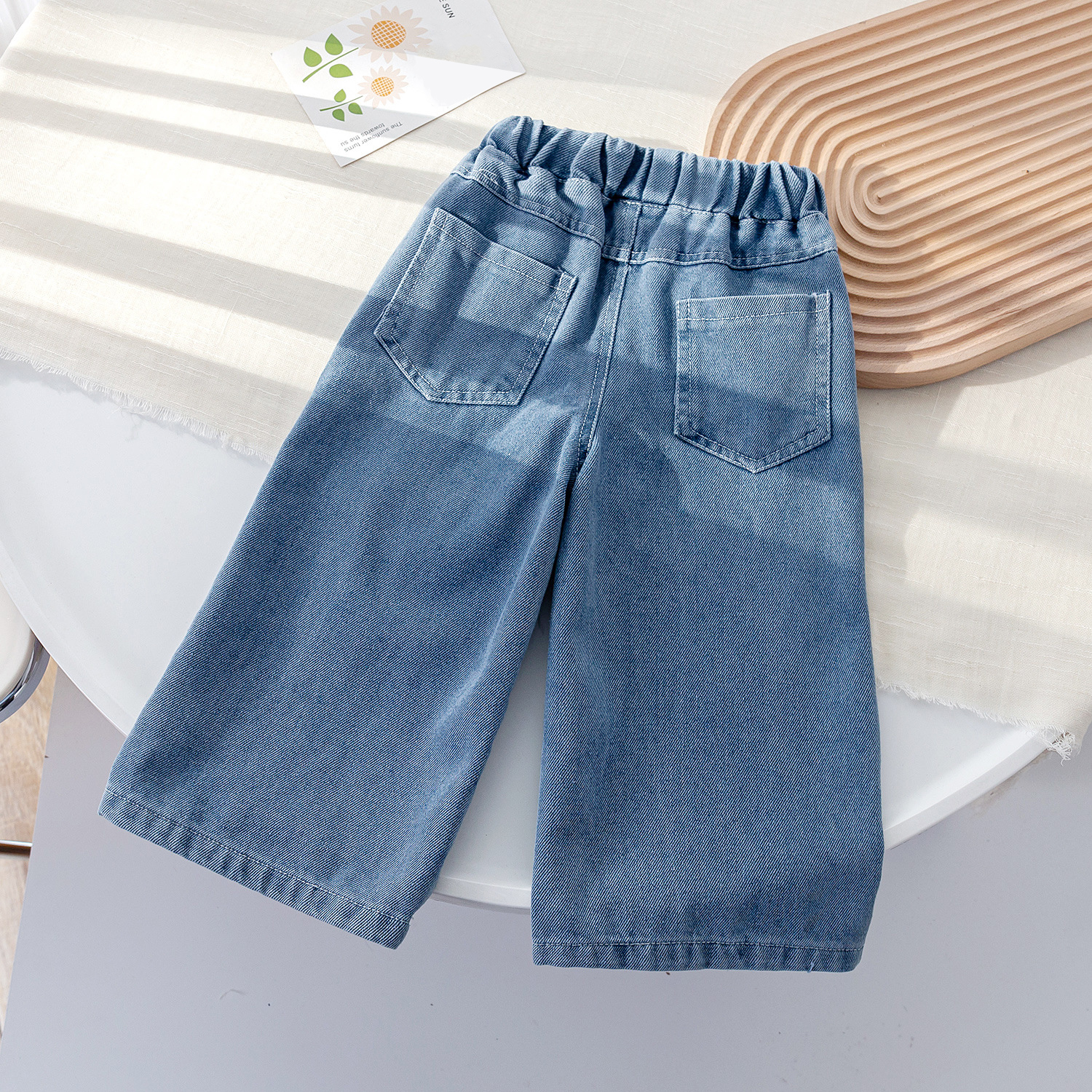 Baby Toddler Bear Denim Casual Pants