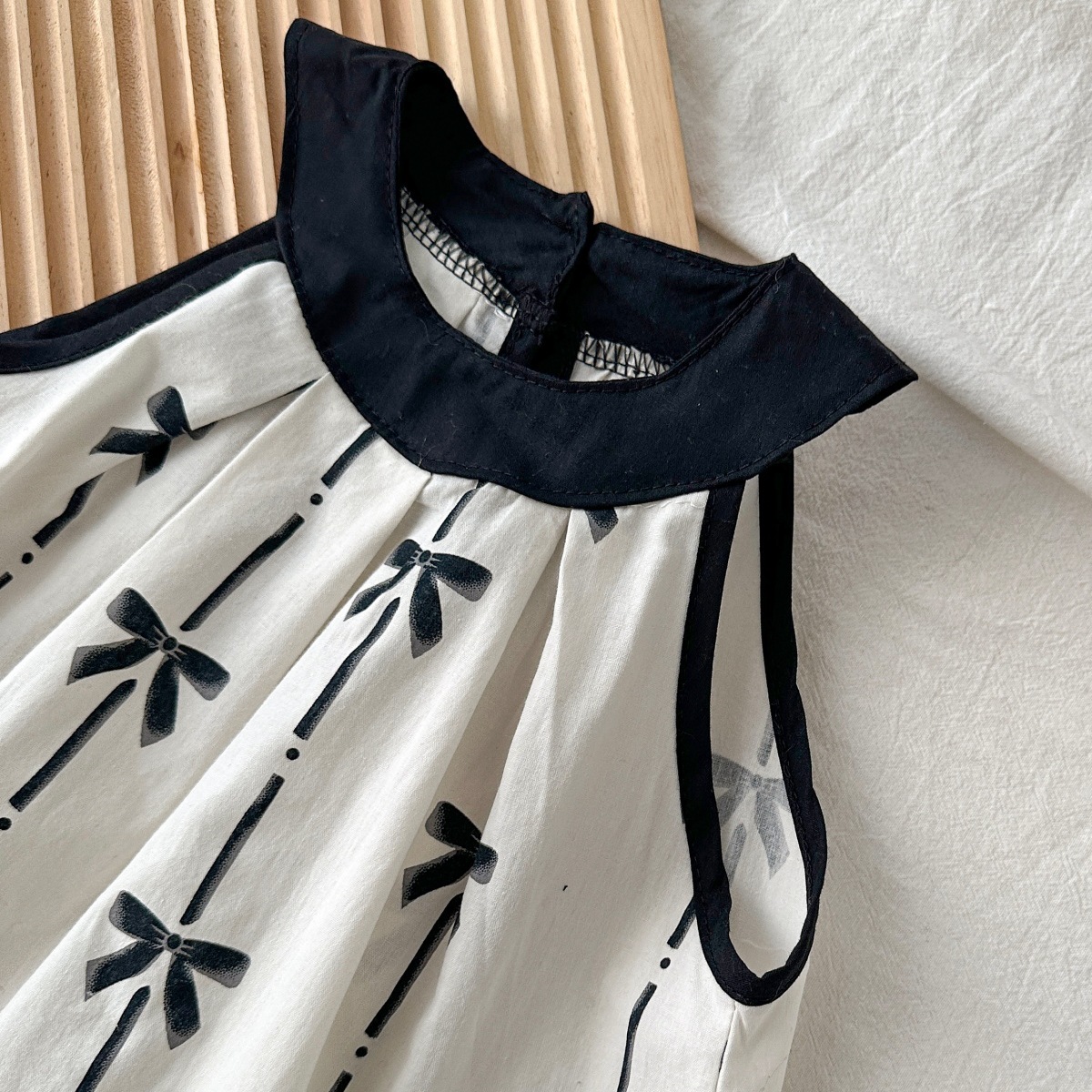 Toddler Kid Girl Bow Stripe 2-piece Set