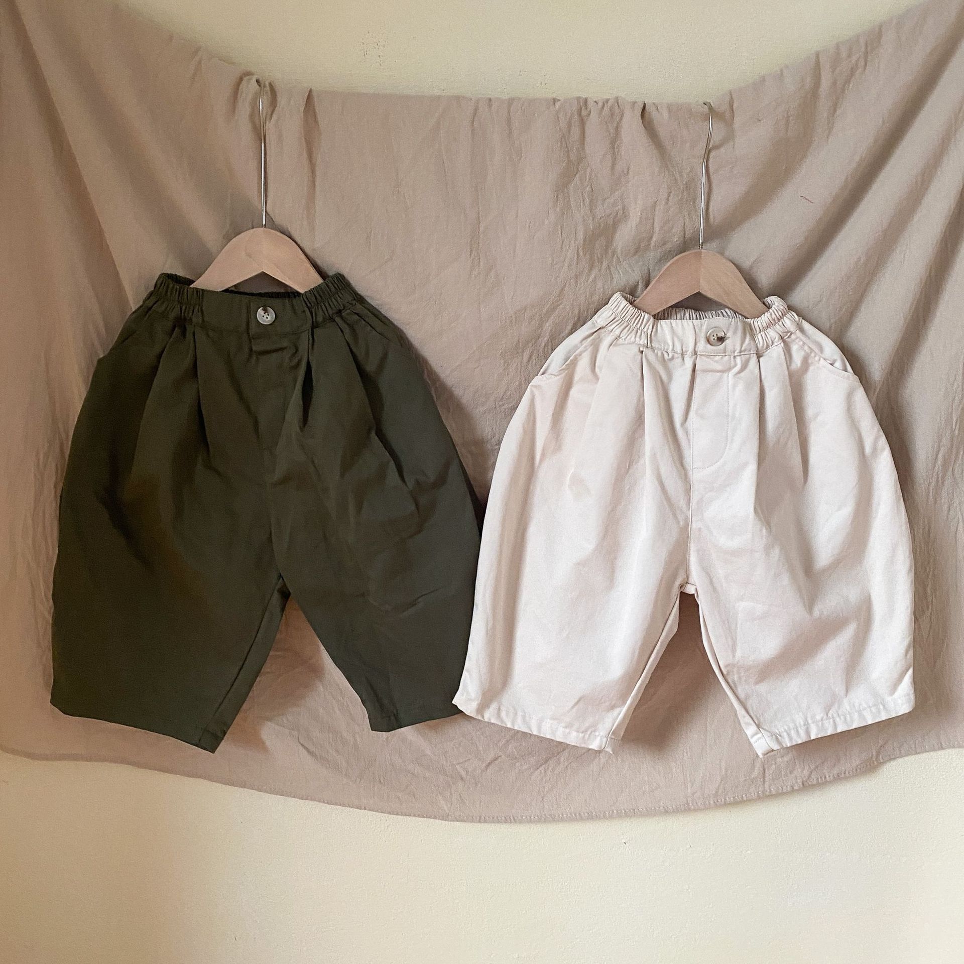 Baby & Kids Solid Color Casual Balloon Pants