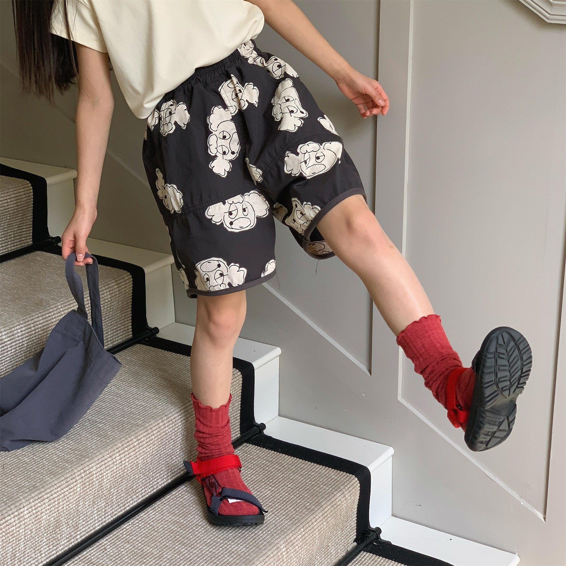 Kids Heart Shaped Dog Shorts