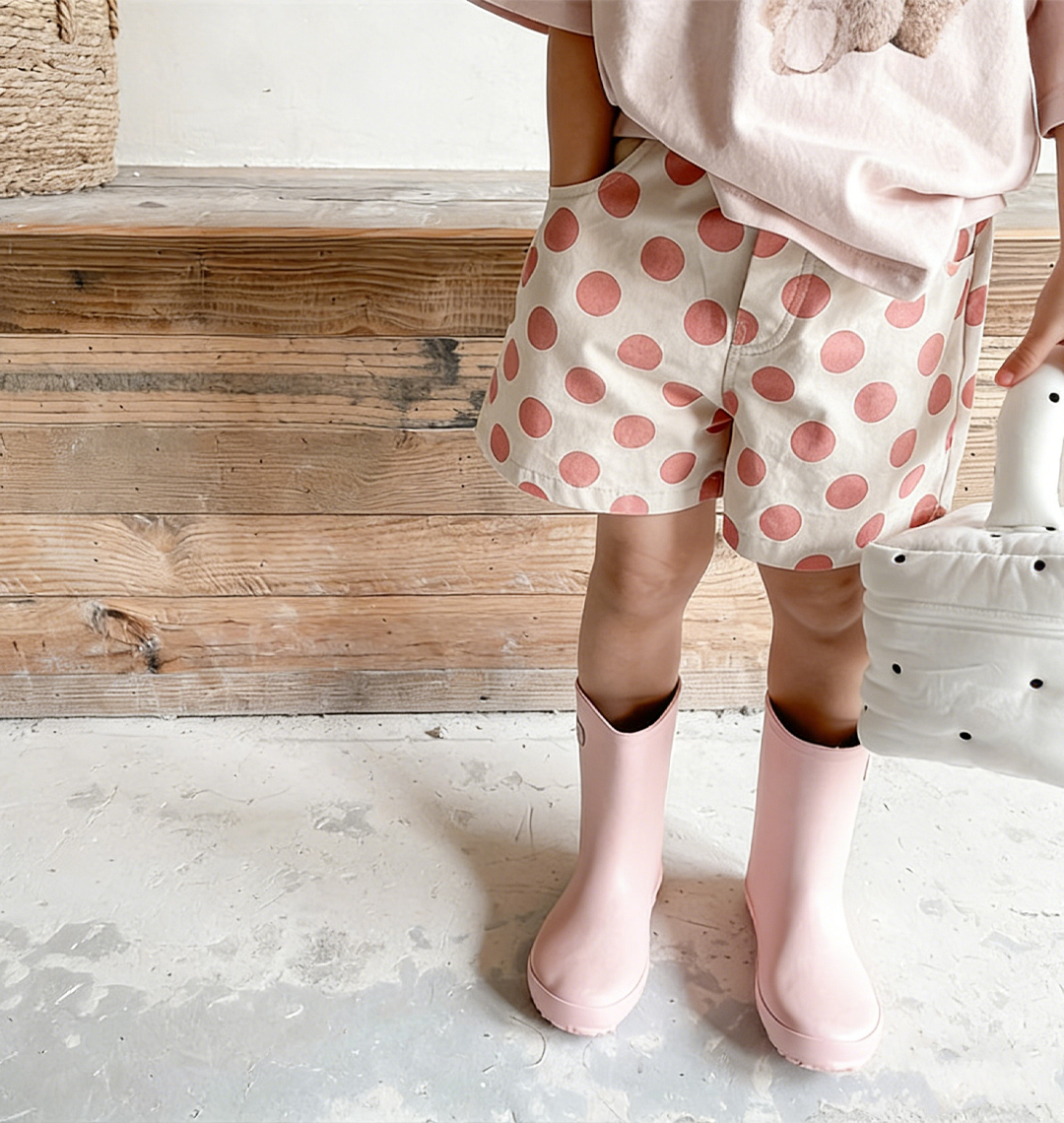 Kids Dots Shorts (12M-9Y）