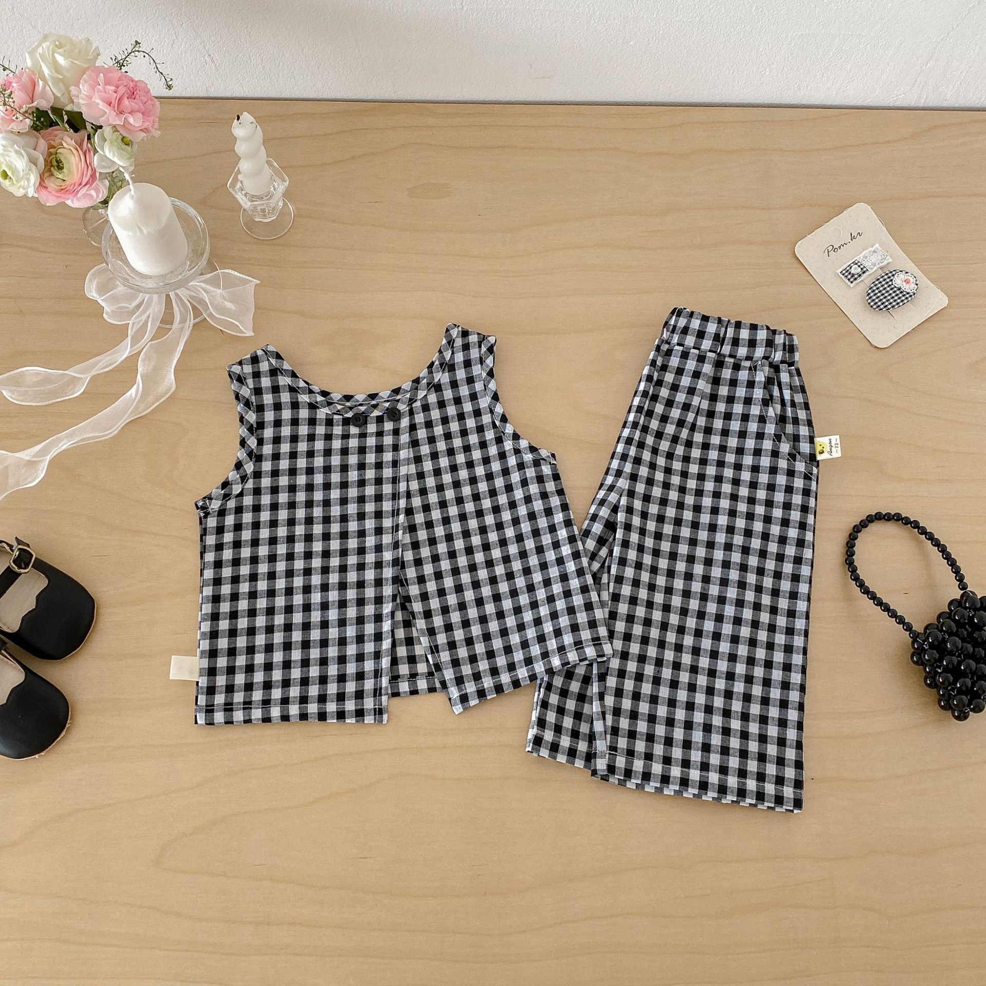 Baby Toddler Plaid 2-Piece Set