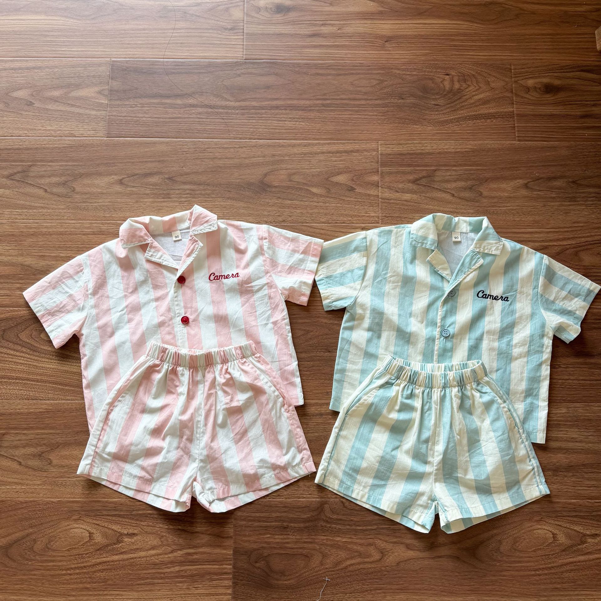 2-Piece Toddler Striped Pajama Set