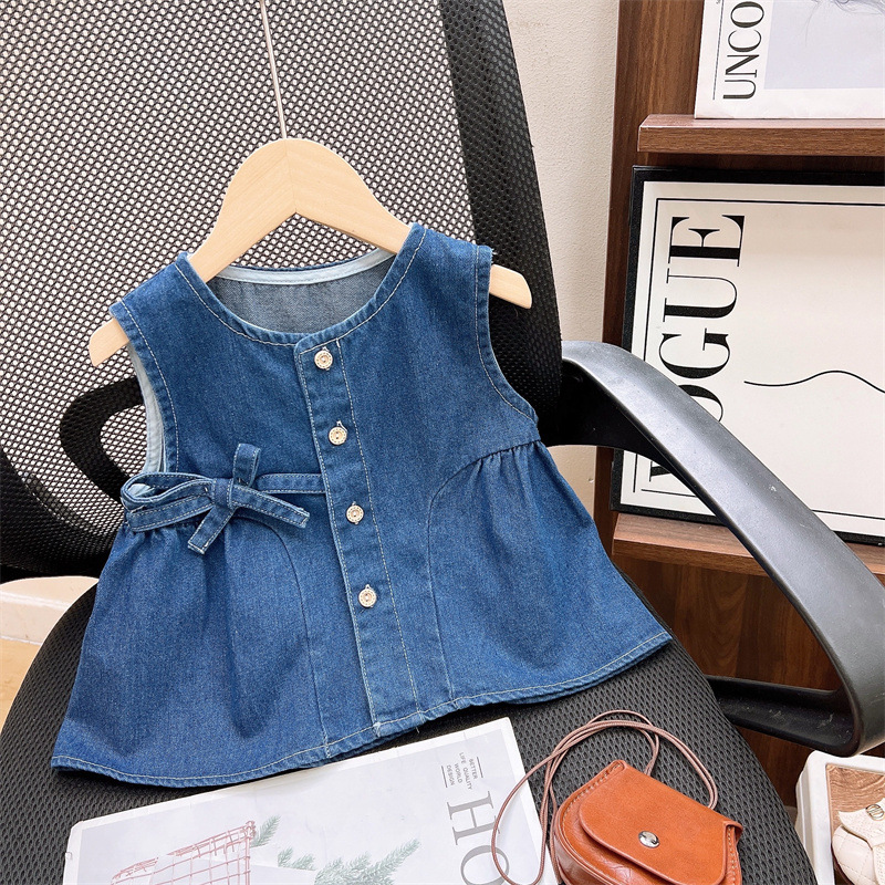 DailyBebe Kids Floral Denim 3-Piece Set