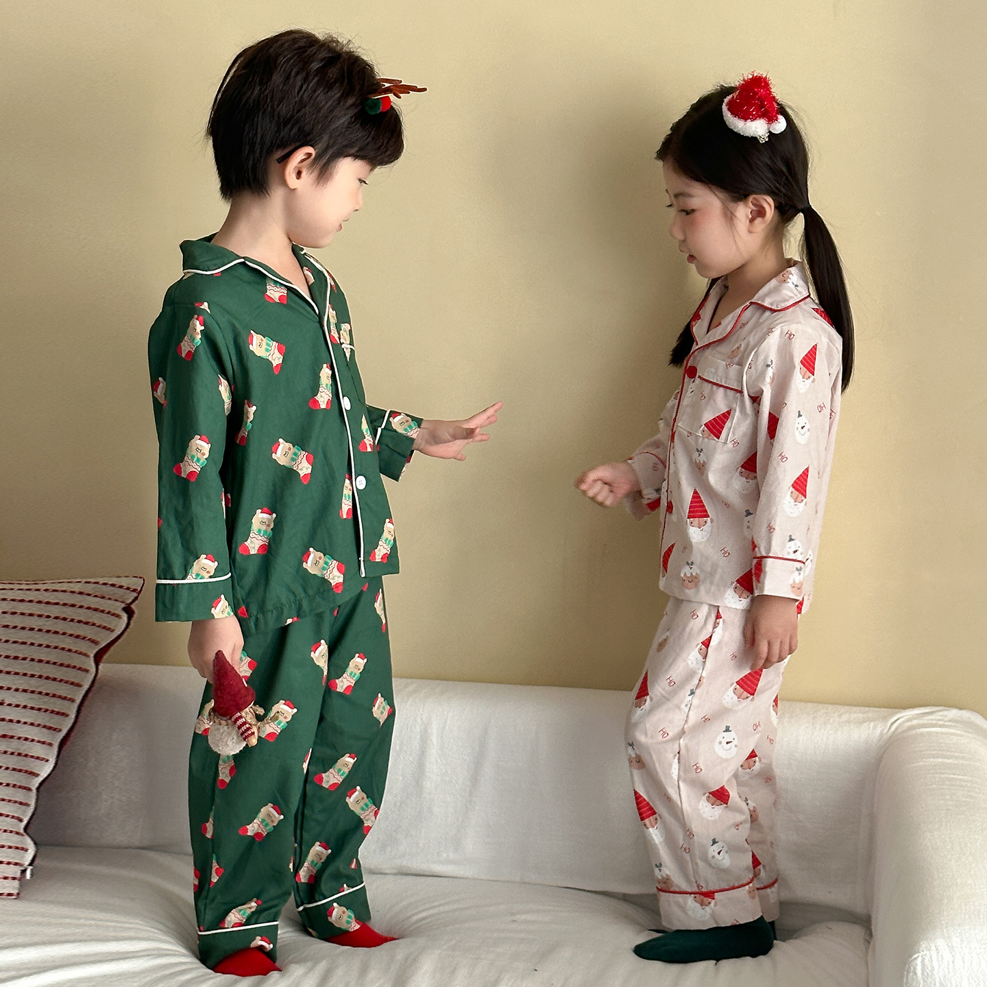 DailyBebe Christmas Long Sleeved Loungewear Set