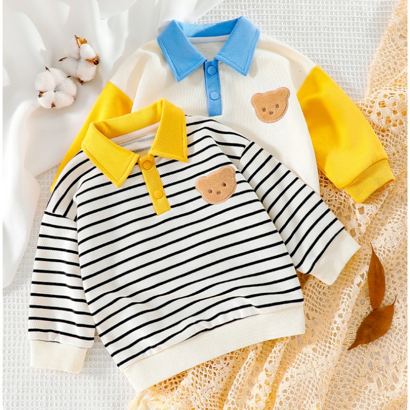 Baby Toddler Colorblocked Bear Sweatshirt