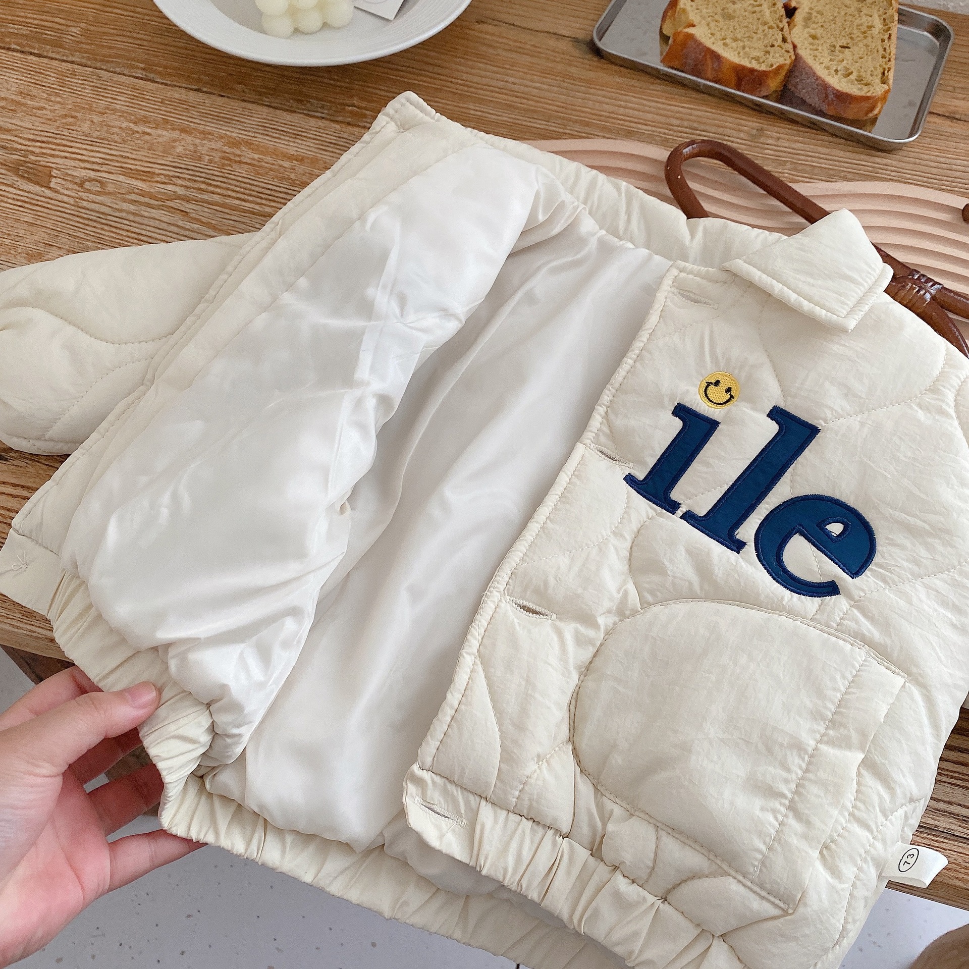 SMILE Baby Toddler Polo Quilted Coat