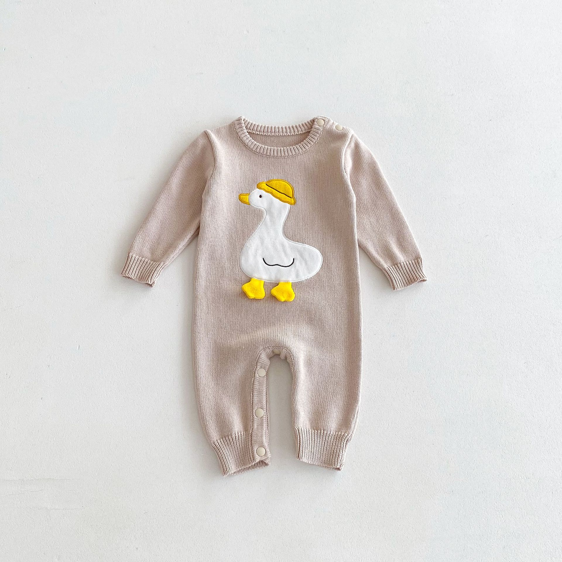 Baby Knitted Duck Jumpsuit